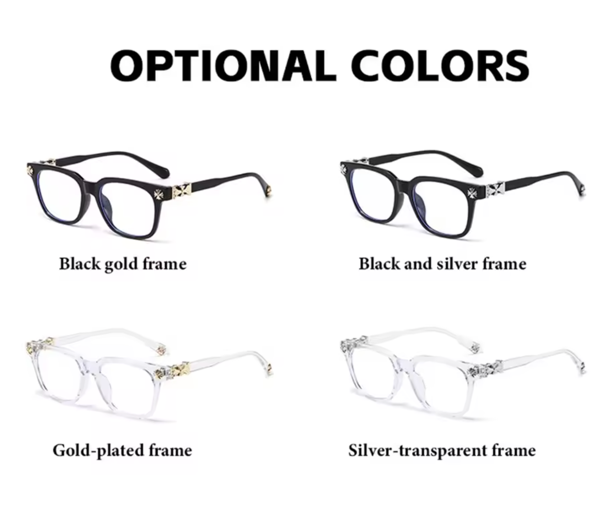 Retro Anti-Blue Light Glasses – Square Frame Computer Glasses