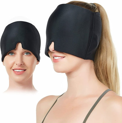 Santiora Migraine and Headache Relief Ice Cap - 360 degree cold compression gel therapy hat