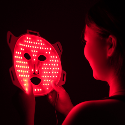LED light therapy face mask medical grade infrared red light skin care