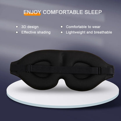 3D Blackout Sleep Mask – Zero-Pressure Contoured Eye Mask for Deep Sleep