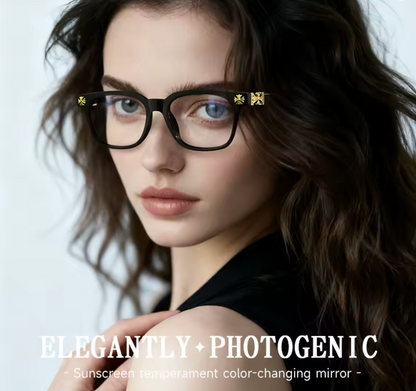 Retro Anti-Blue Light Glasses – Square Frame Computer Glasses