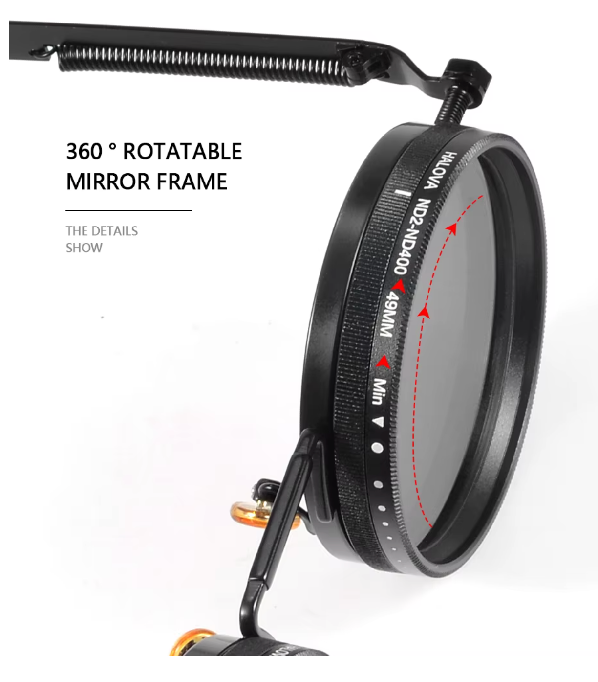 Adjustable Dimming Polarized Sunglasses – ND9 Variable Tint Round Frame