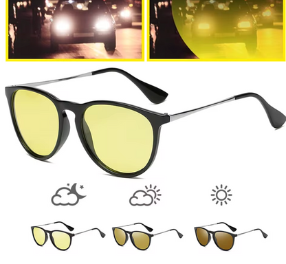 Photochromic Night Vision Glasses – Polarized Transition Driving Eyewear