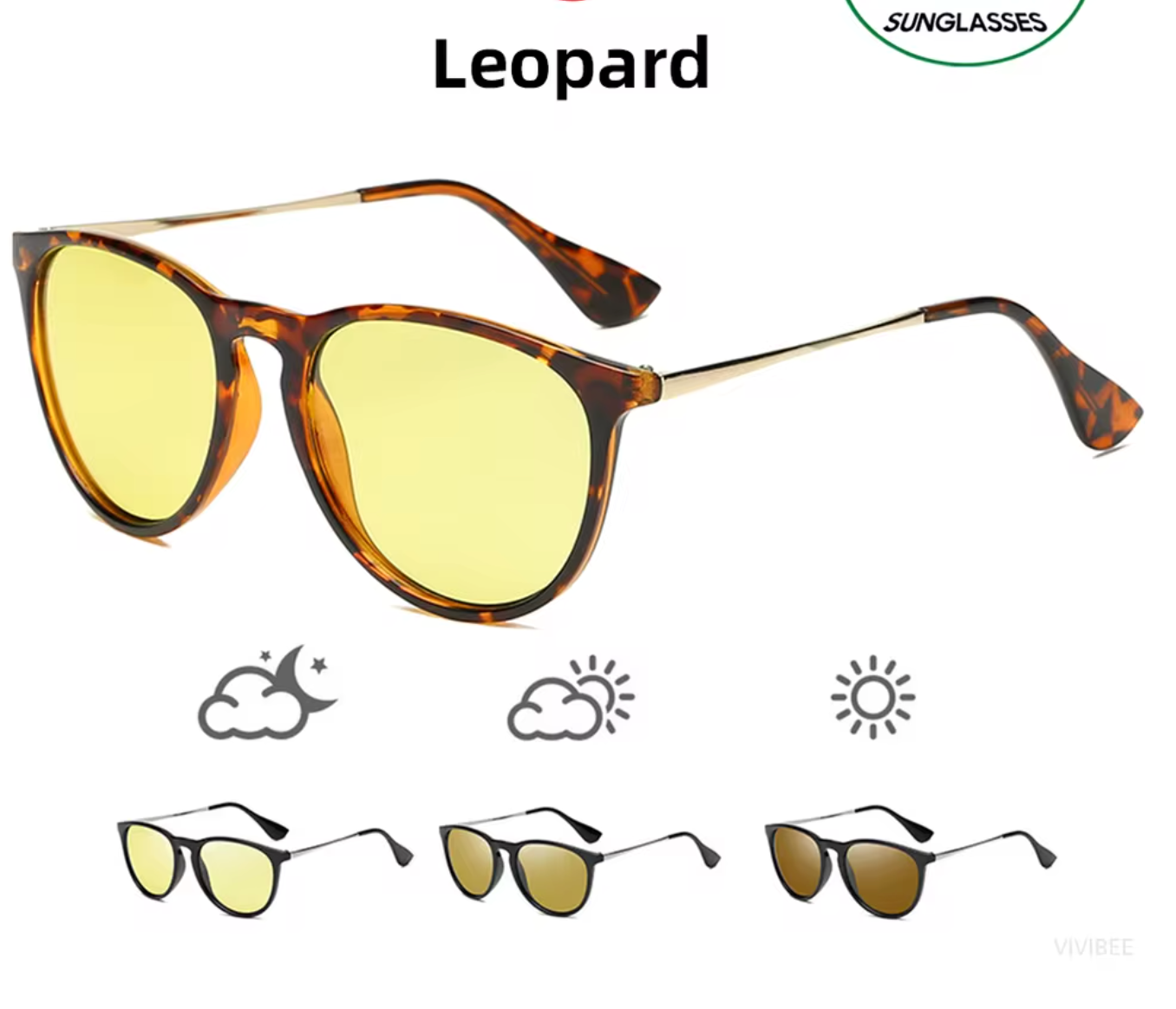 Photochromic Night Vision Glasses – Polarized Transition Driving Eyewear